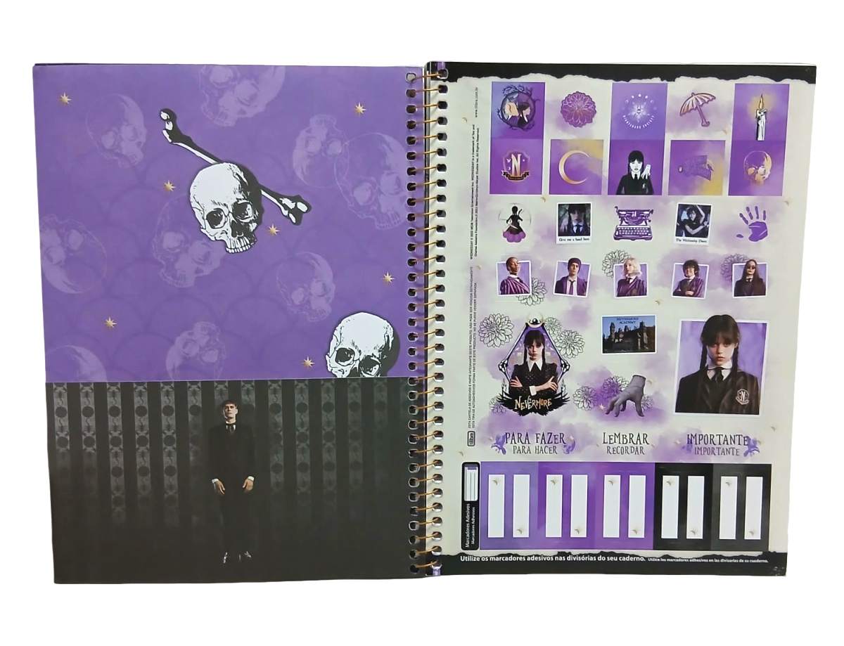 CADERNO C.D. 1X1 WANDINHA 80F